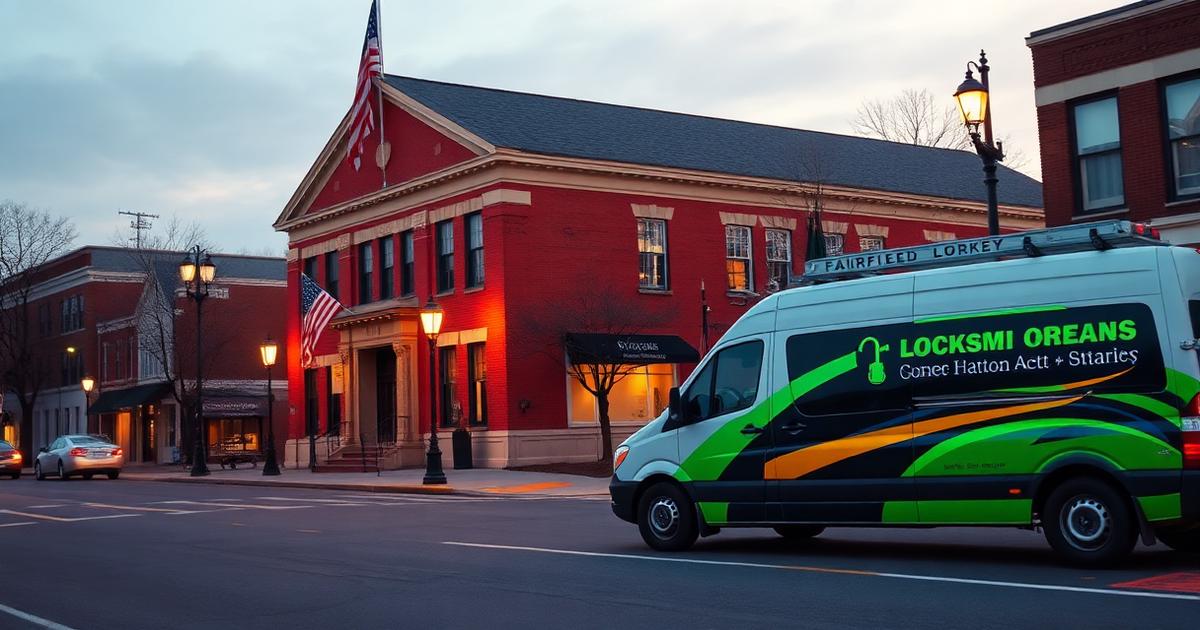 24/7 emergency locksmith serving Fairfield, CT